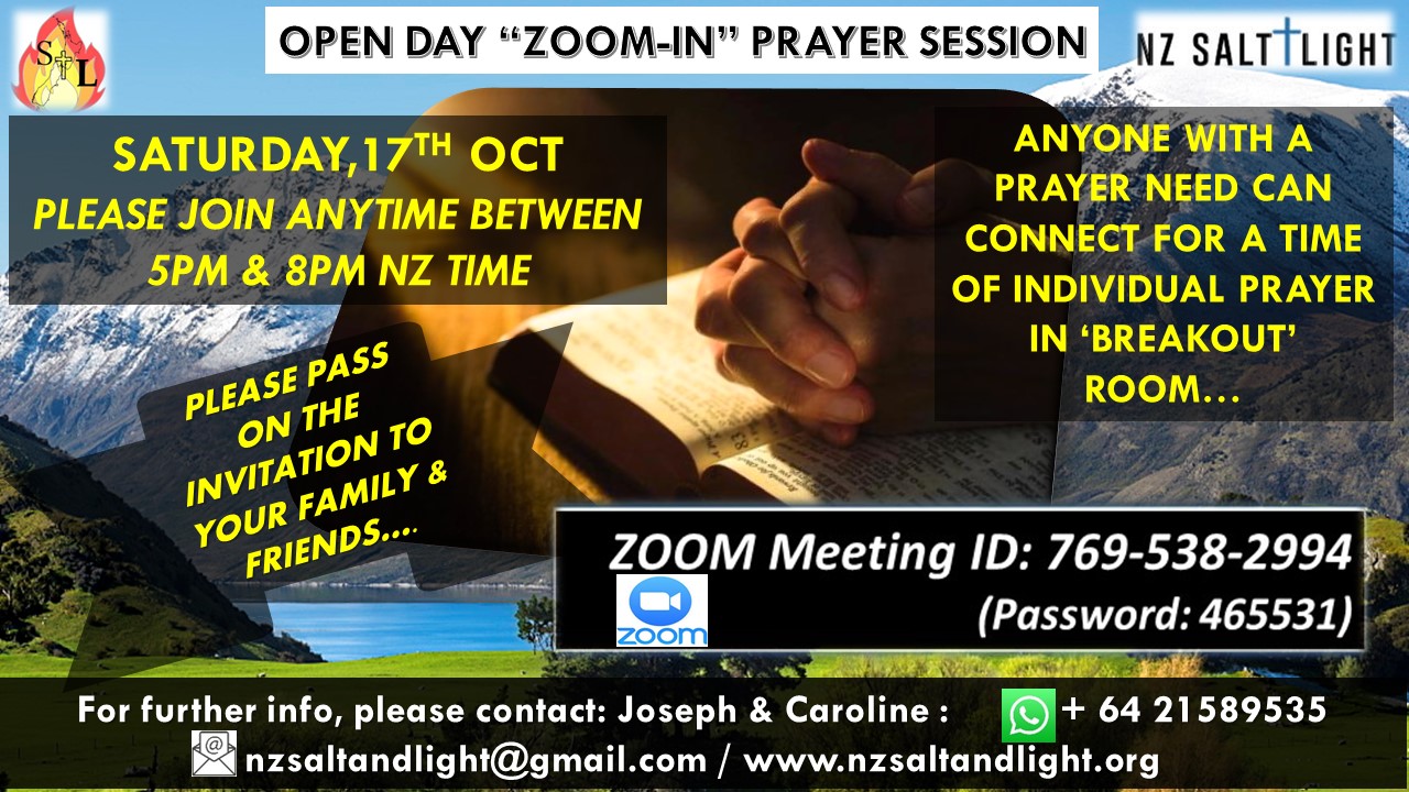 Open Day Prayer 17Oct2020